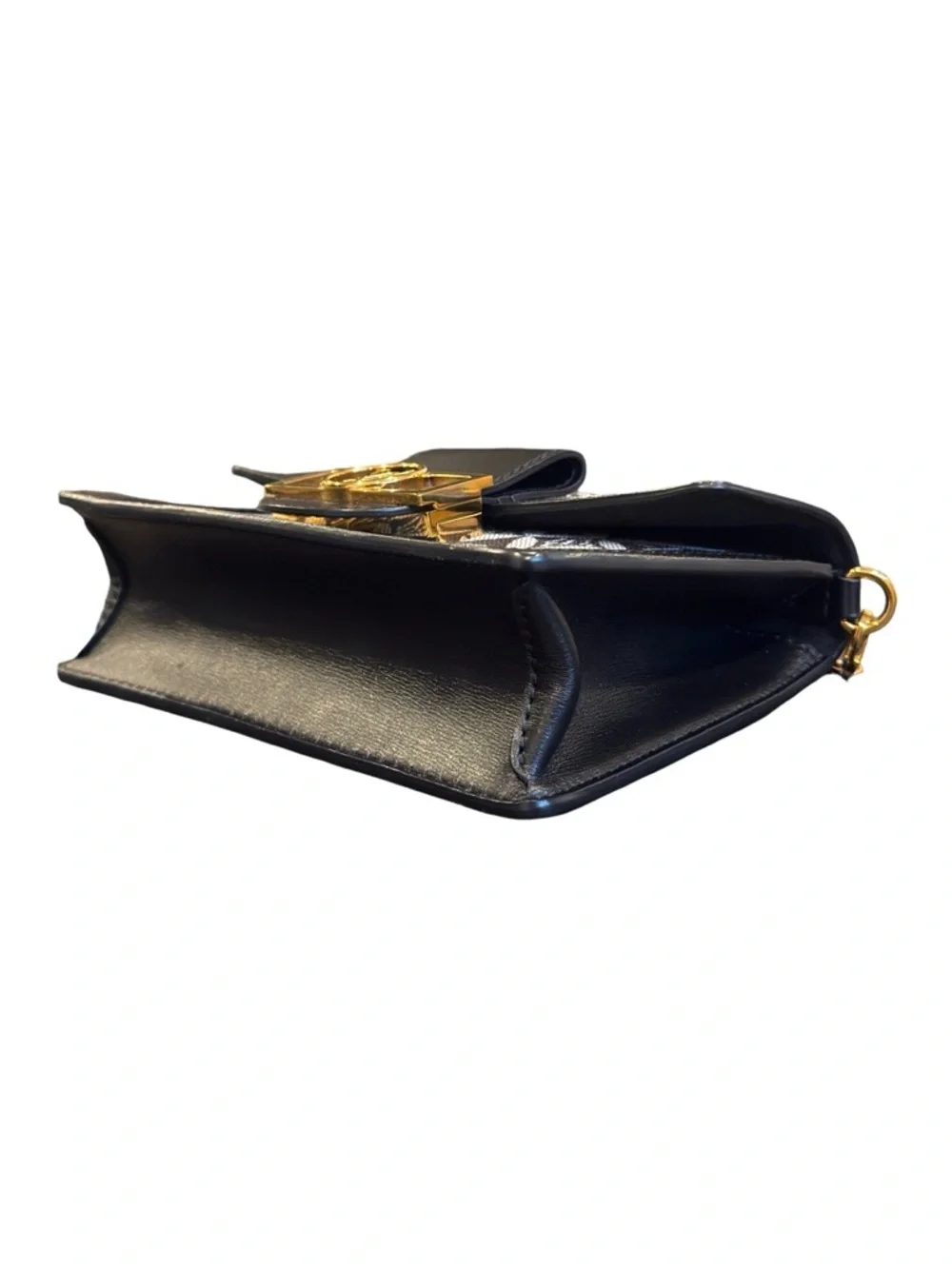 Louis Vuitton 1854 Dauphine Chain Wallet /Bag Black Ivory Jacquard LV Crossbody - Picture 15 of 17